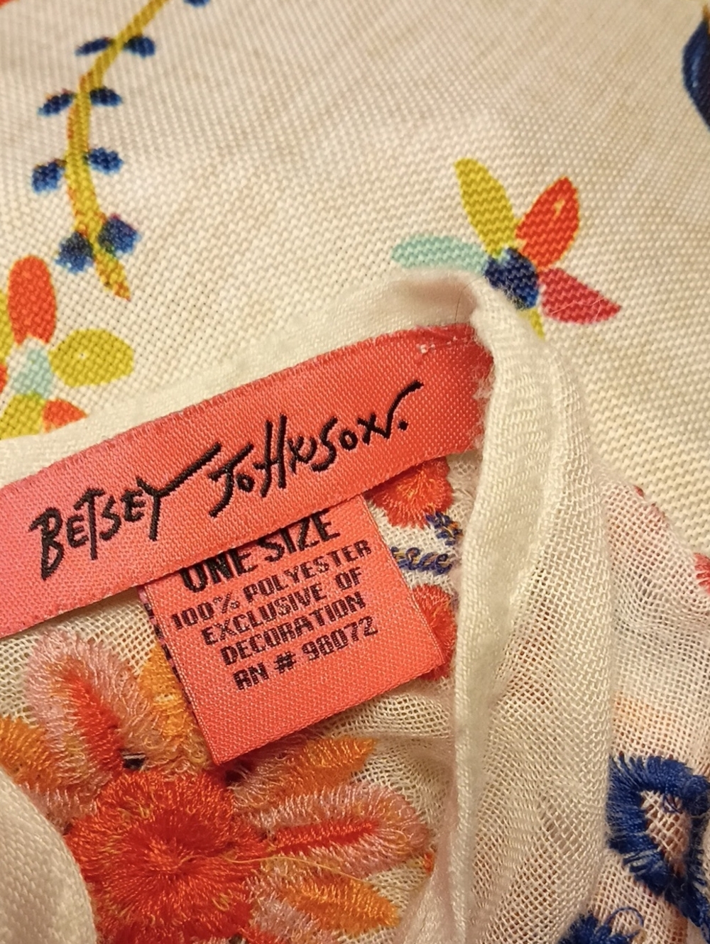 Betsy Johnson OSFA Swim Coverup/Kimono - Picture 3 of 6